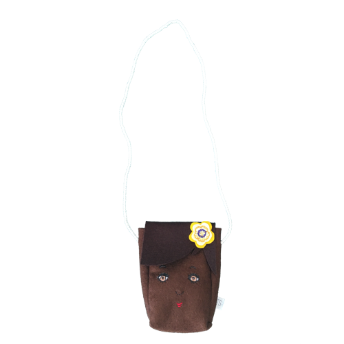 FaceToFace tasje handgemaakt wolvilt Babs