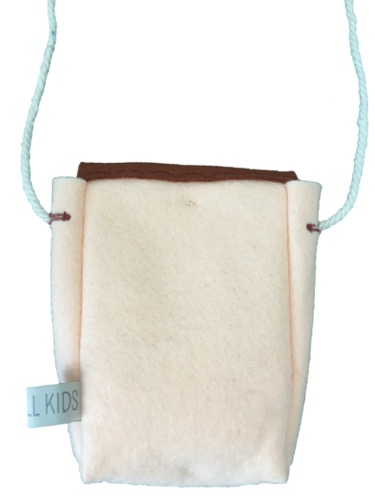 FaceToFace tasje handgemaakt wolvilt Madelief