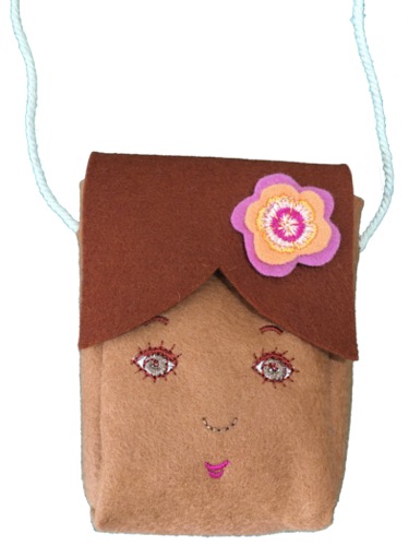 FaceToFace tasje handgemaakt wolvilt Billy