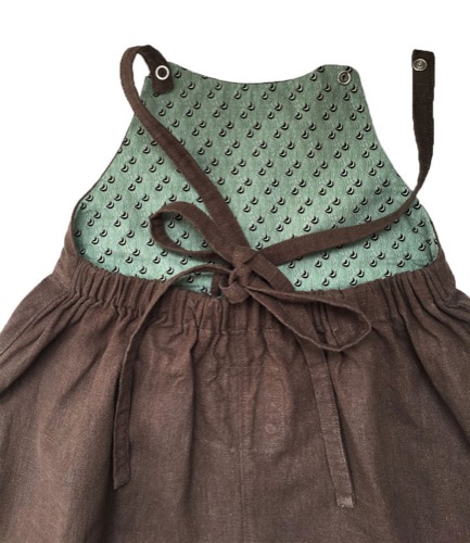 MeeGroei salopette - espresso bruin