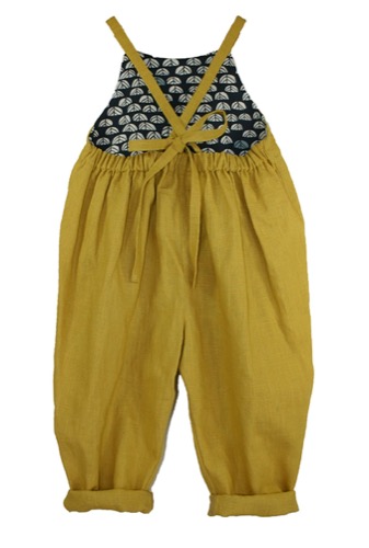 MeeGroei salopette - mosterd geel