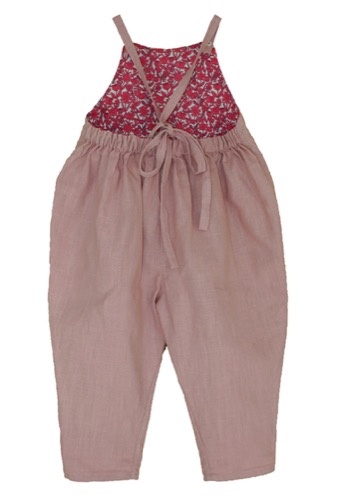 MeeGroei salopette - oud roze