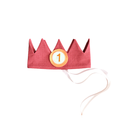 Verjaardagskroon steenrood