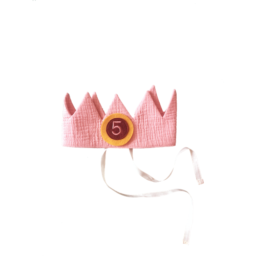 Verjaardagskroon oudroze