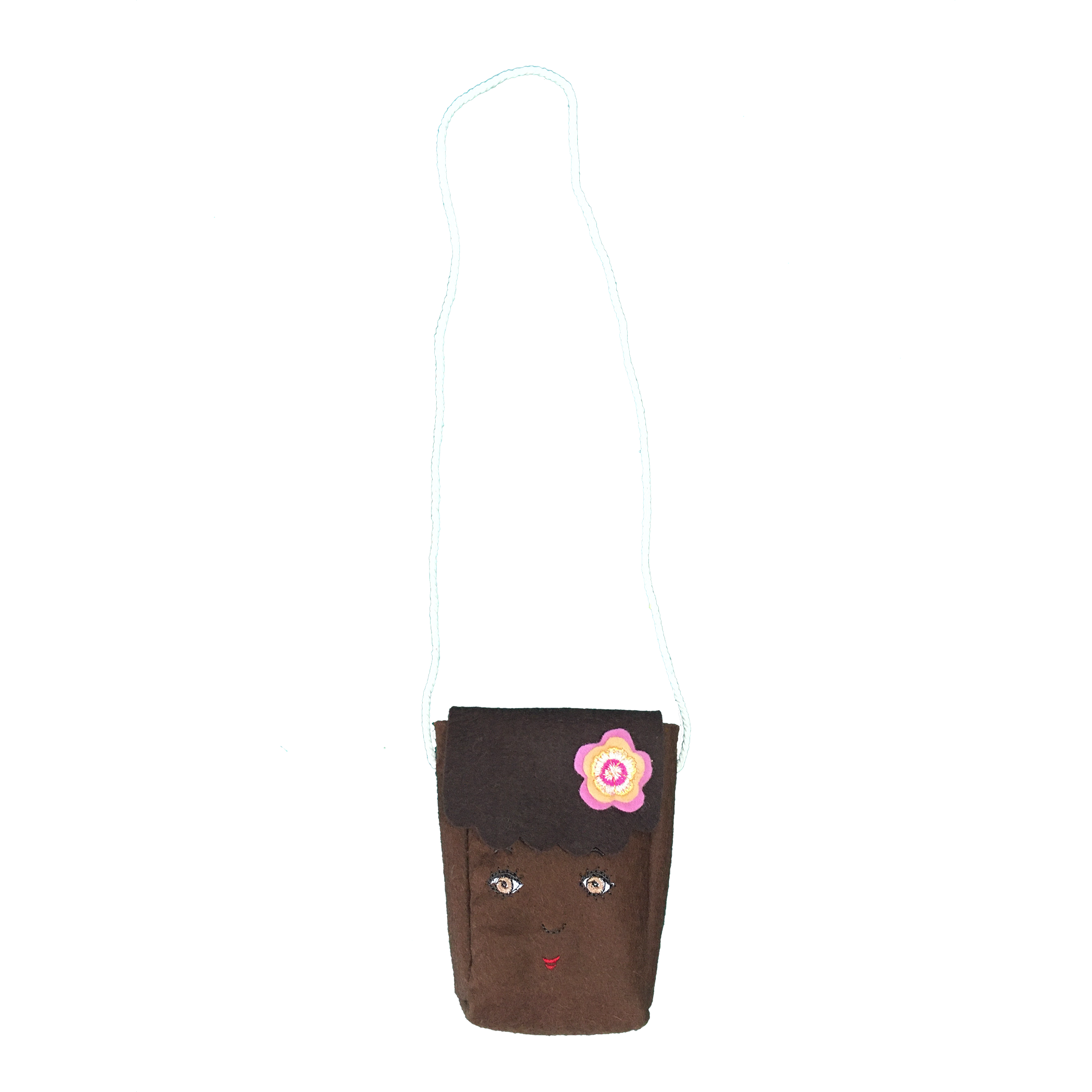 FaceToFace tasje handgemaakt wolvilt Lotta