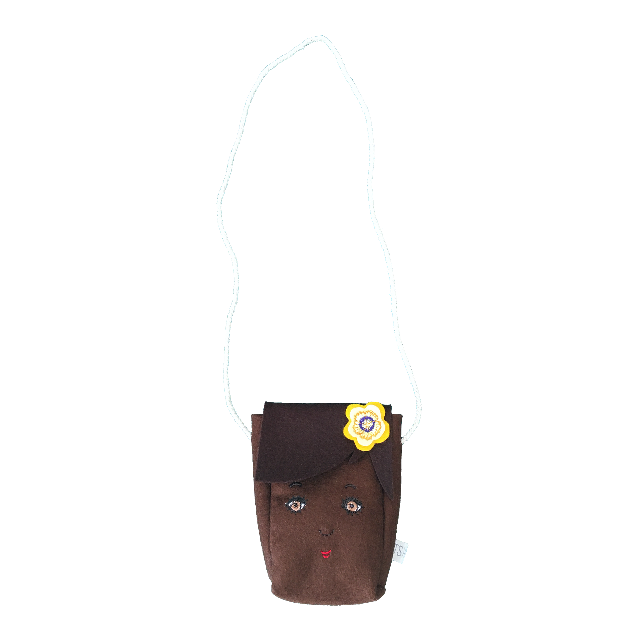 FaceToFace tasje handgemaakt wolvilt Babs