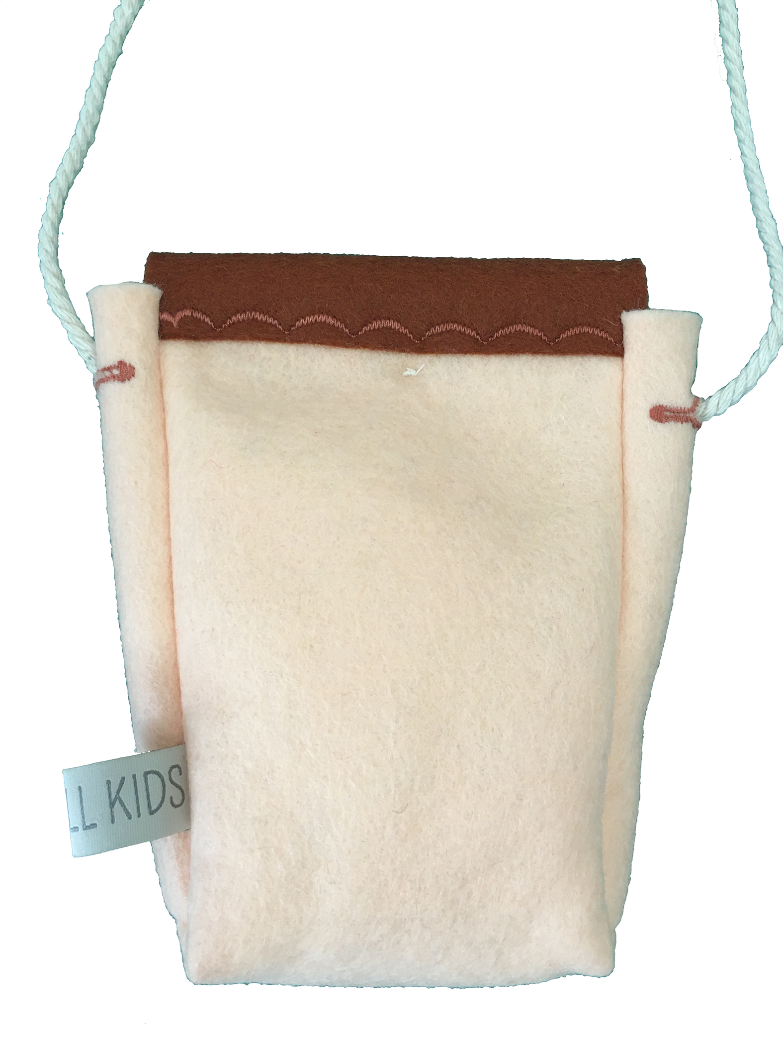 FaceToFace tasje handgemaakt wolvilt Kaatje