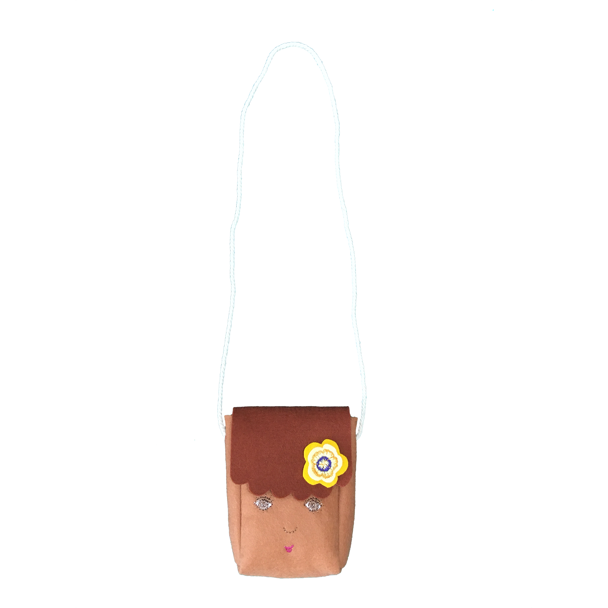 FaceToFace tasje handgemaakt wolvilt Ari