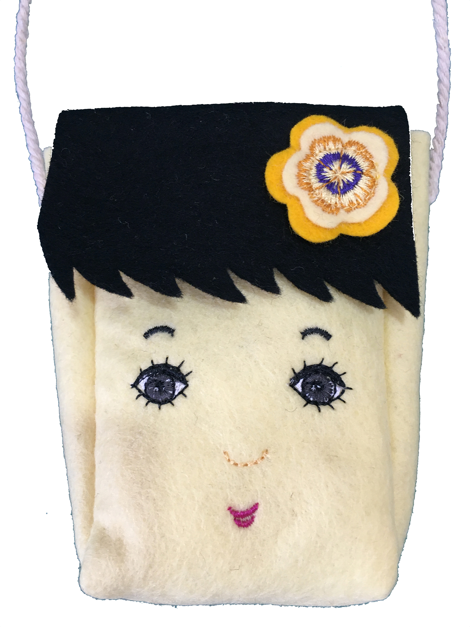 FaceToFace tasje handgemaakt wolvilt Sis