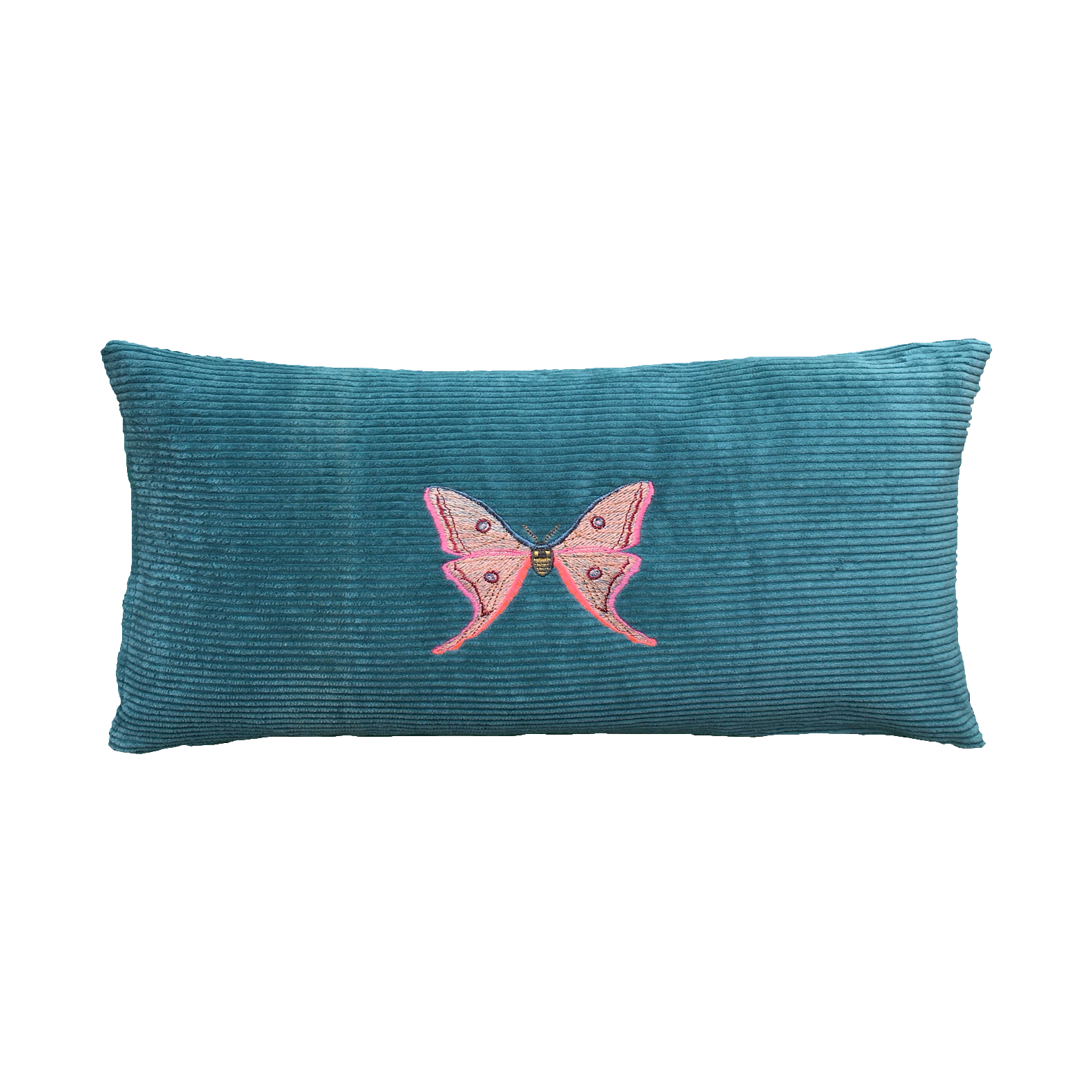 Kussen vlinder roze