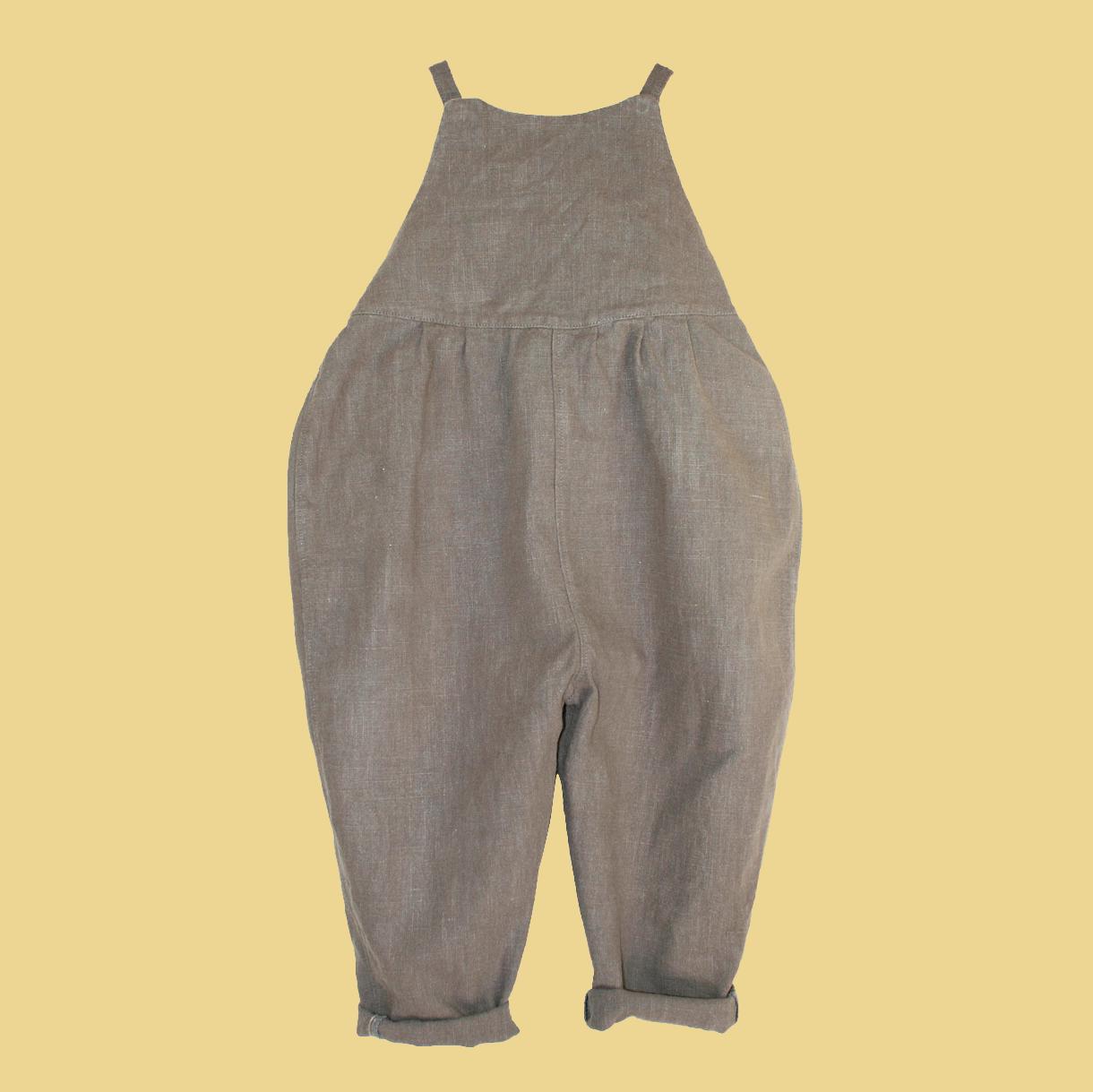 MeeGroei salopette - espresso bruin