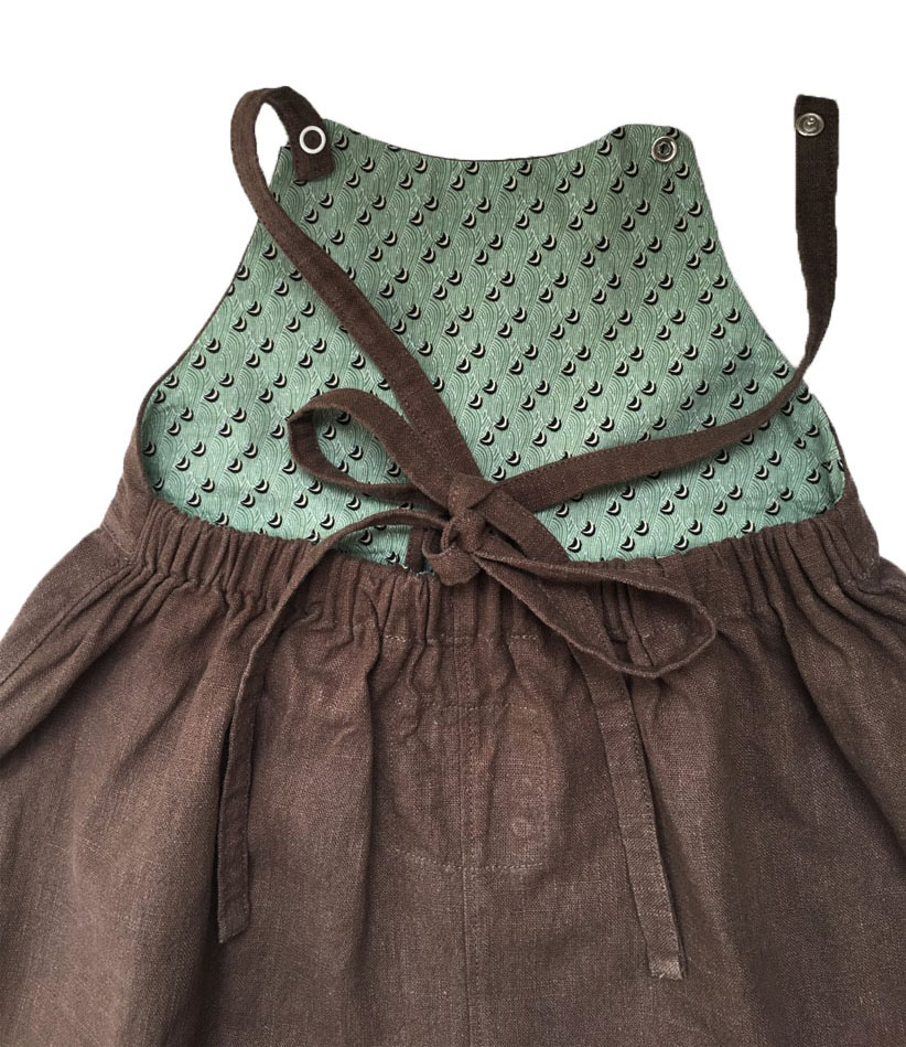 MeeGroei salopette - espresso bruin