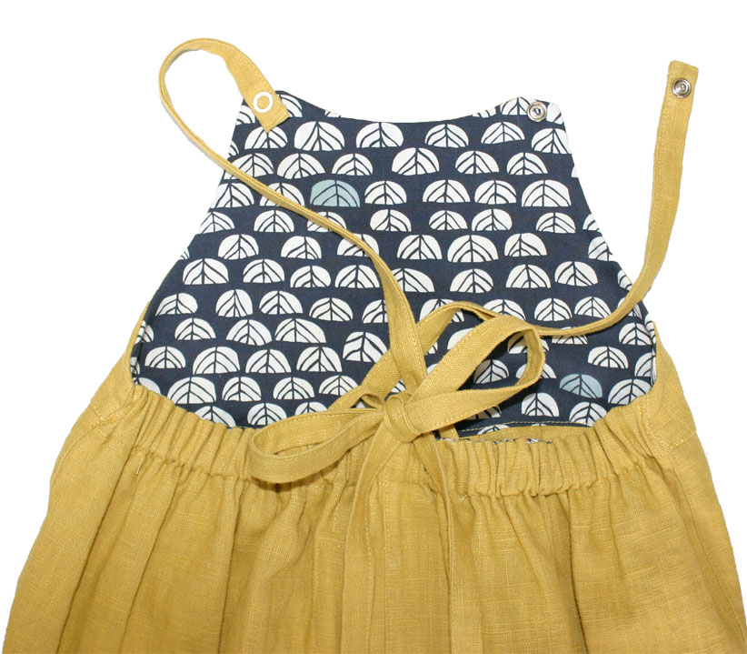 MeeGroei salopette - mosterd geel