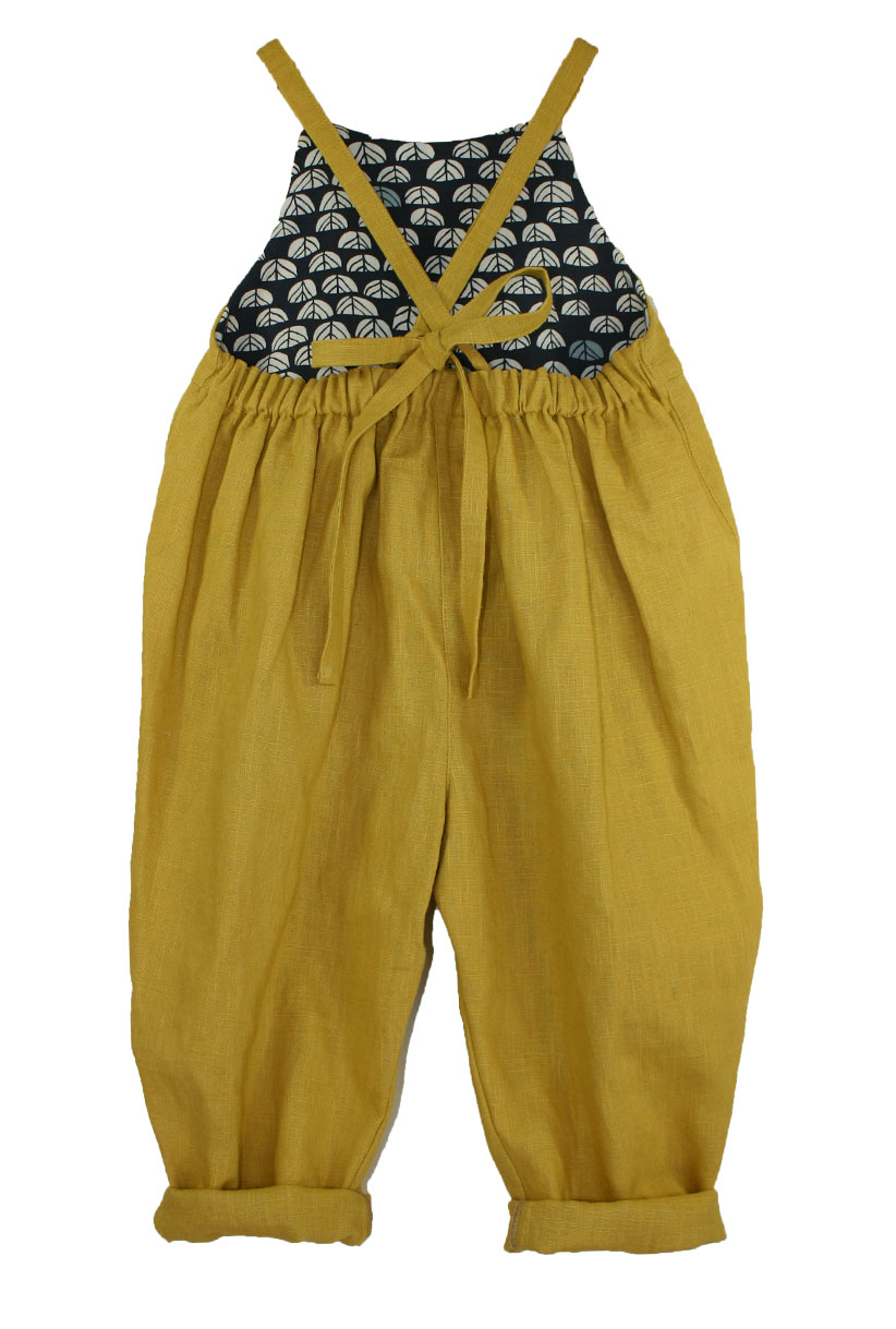 MeeGroei salopette - mosterd geel