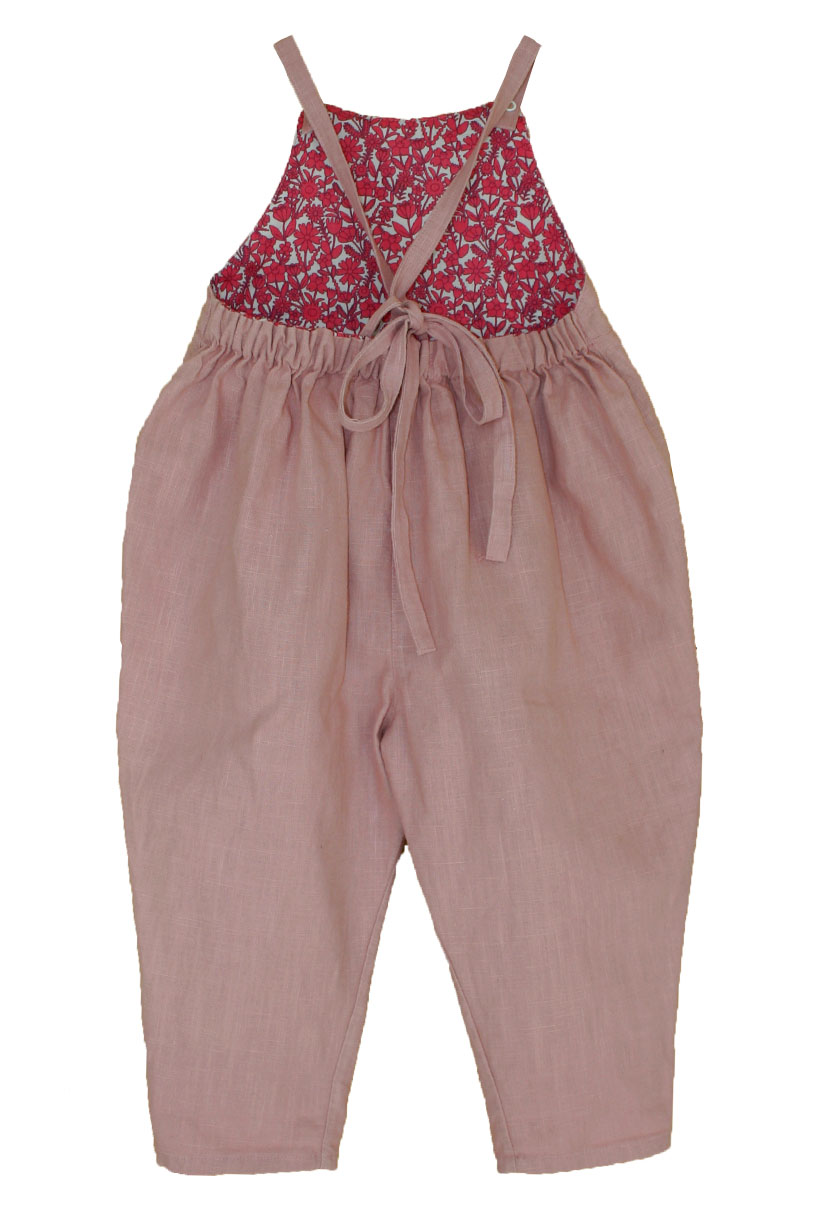 MeeGroei salopette - oud roze