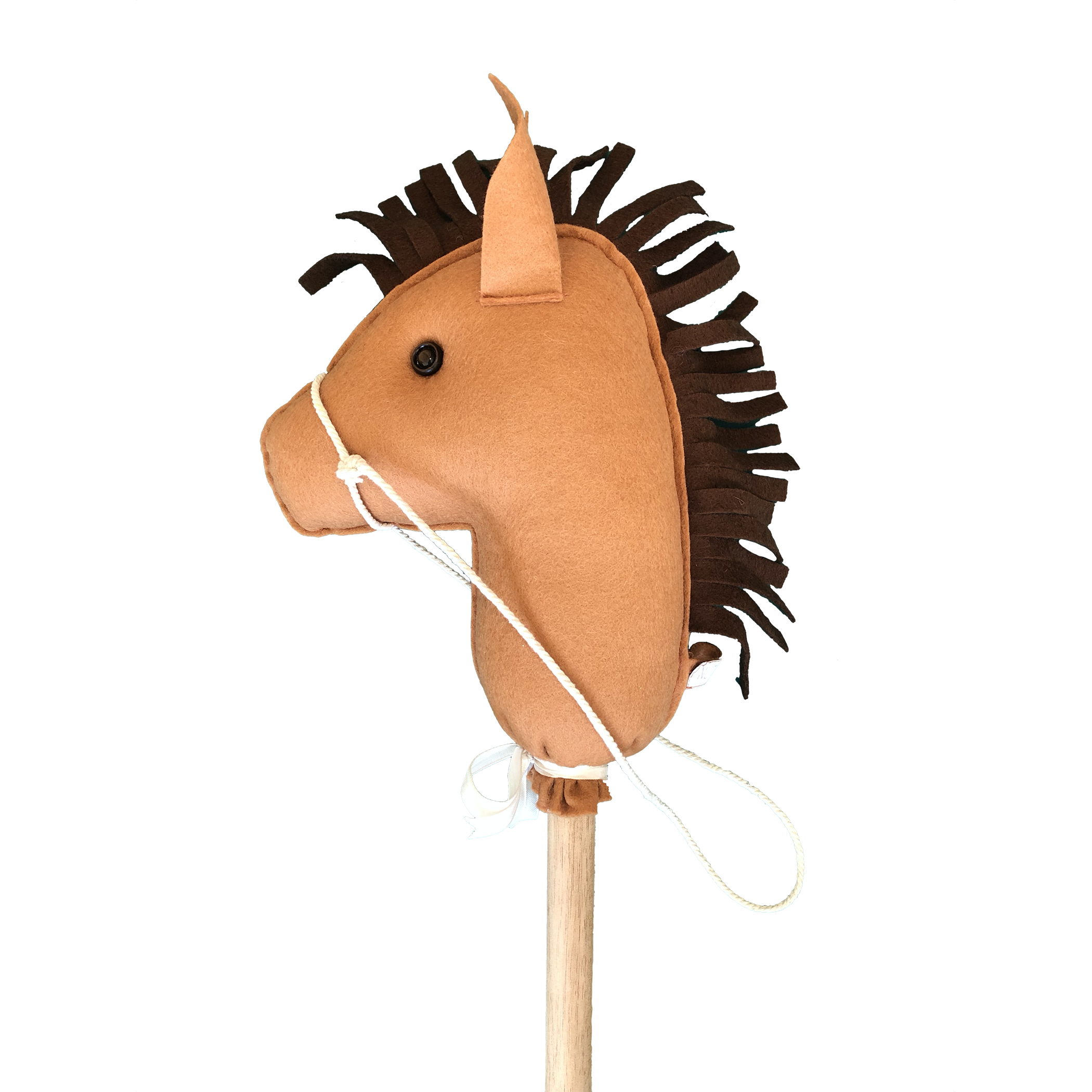 Stokpaard lichtbruin