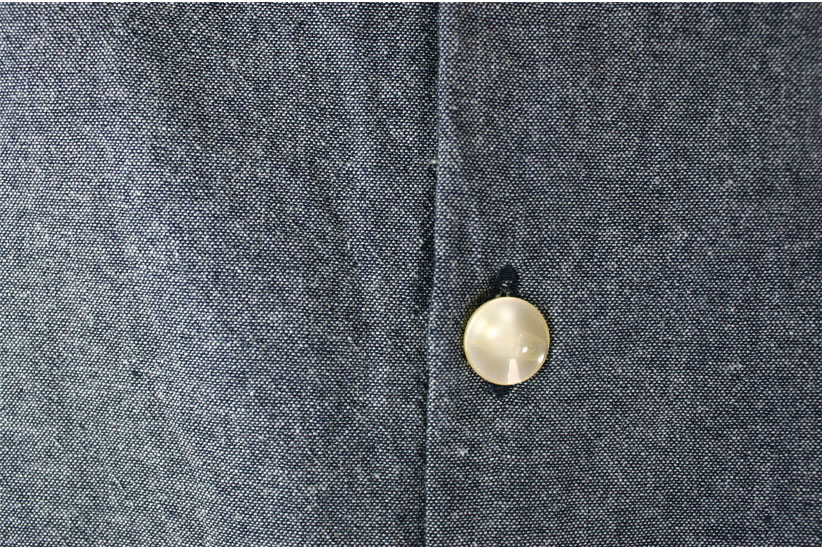 Unieke Blouse van 100% katoen - donkerblauw