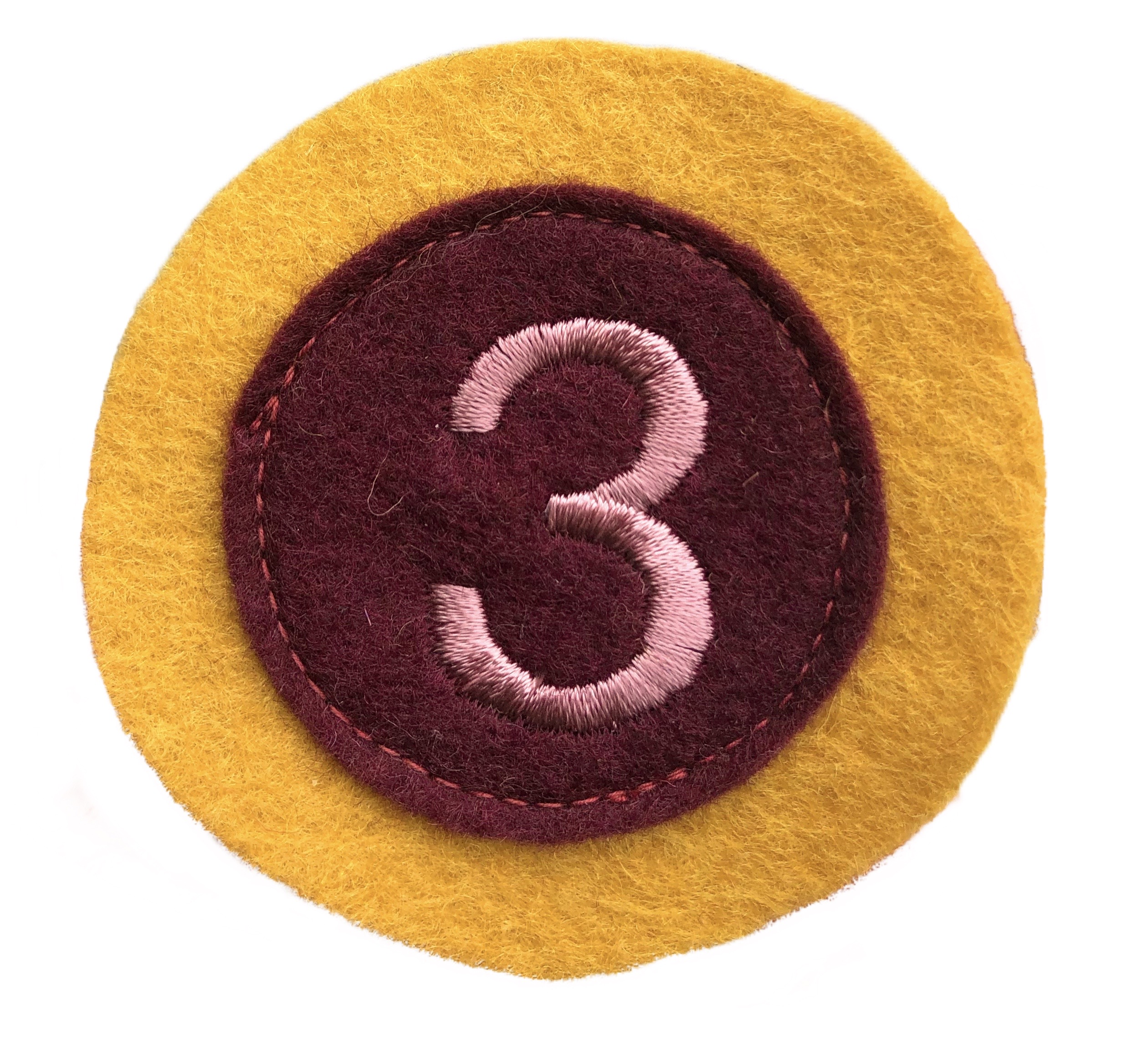 Verjaardagskroon steenrood