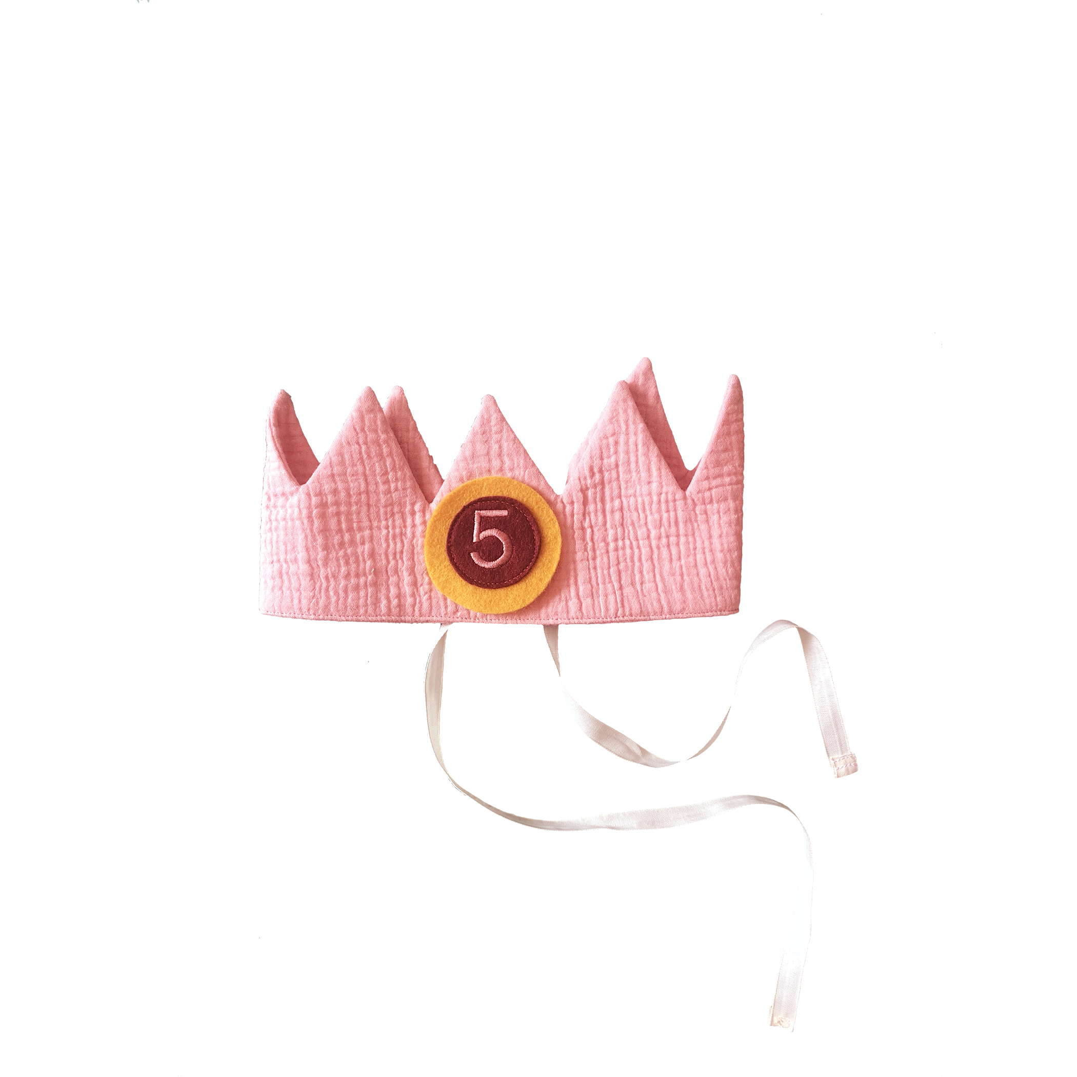 Verjaardagskroon oudroze